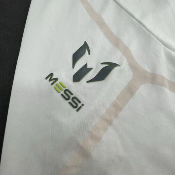 Adidas ClimaLite Adizero Lionel Messi Football Soccer Shorts Small Unisex White - Picture 3 of 13